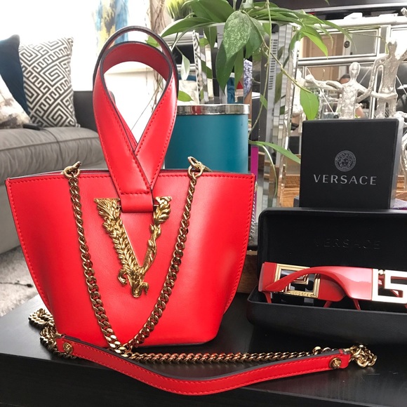 Versace Handbags - Runway! Versace Virtus 2020 Spring Collection Tote,Crossbody & Shoulder Bag